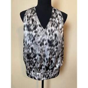 laundry by shelli segal v-neck tank top 8 medium